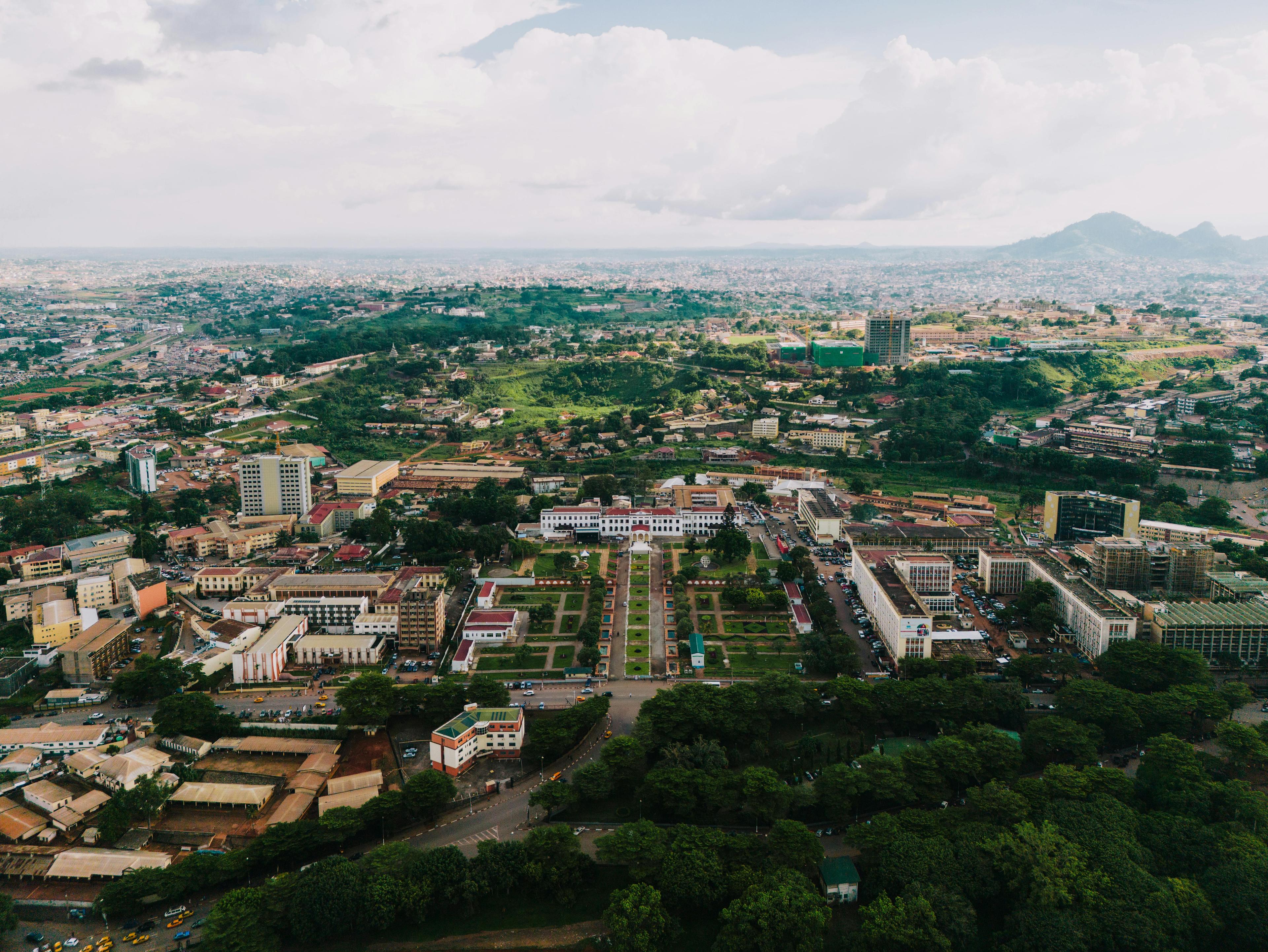 Cityscape with National Museum in Yaounde